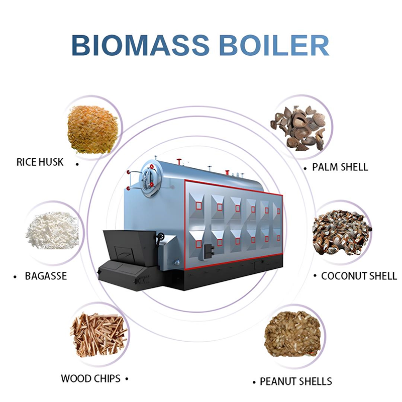coconut shell fired boiler