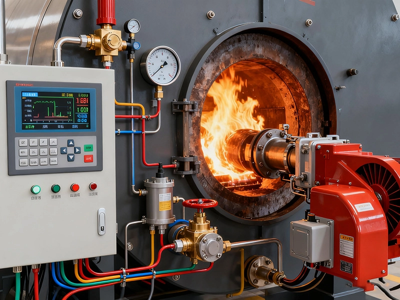 controlled boiler combustion system