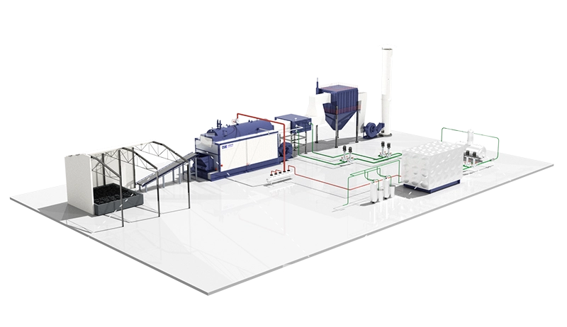 biomass boiler system